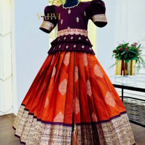 Vintage Raga Silk Lehenga Set