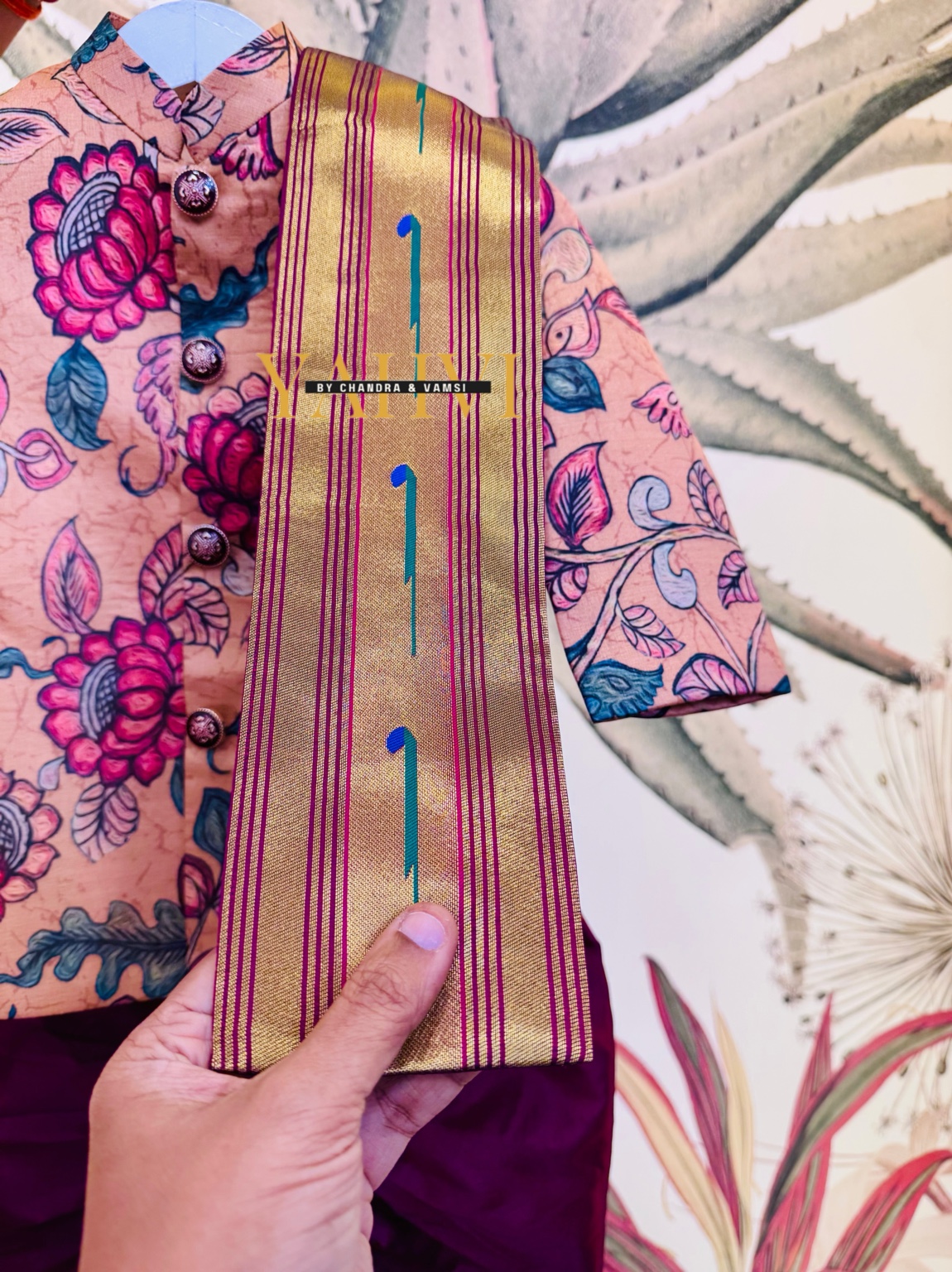 Viral Kalamkari Dhoti Set - Image 4