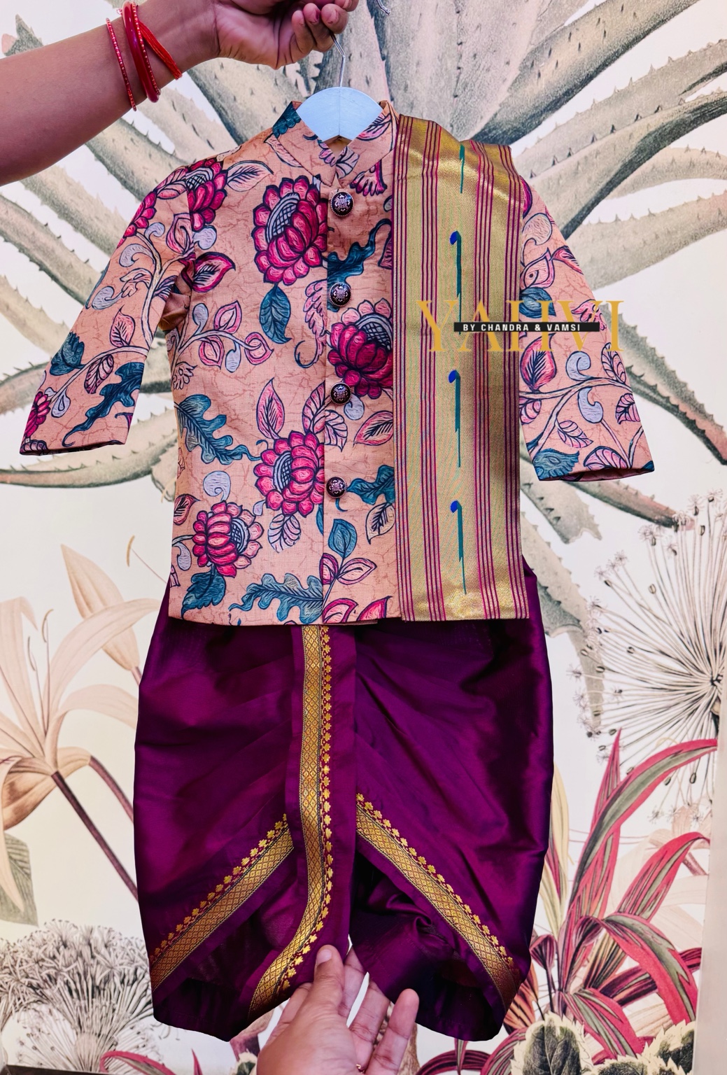 Viral Kalamkari Dhoti Set - Image 6