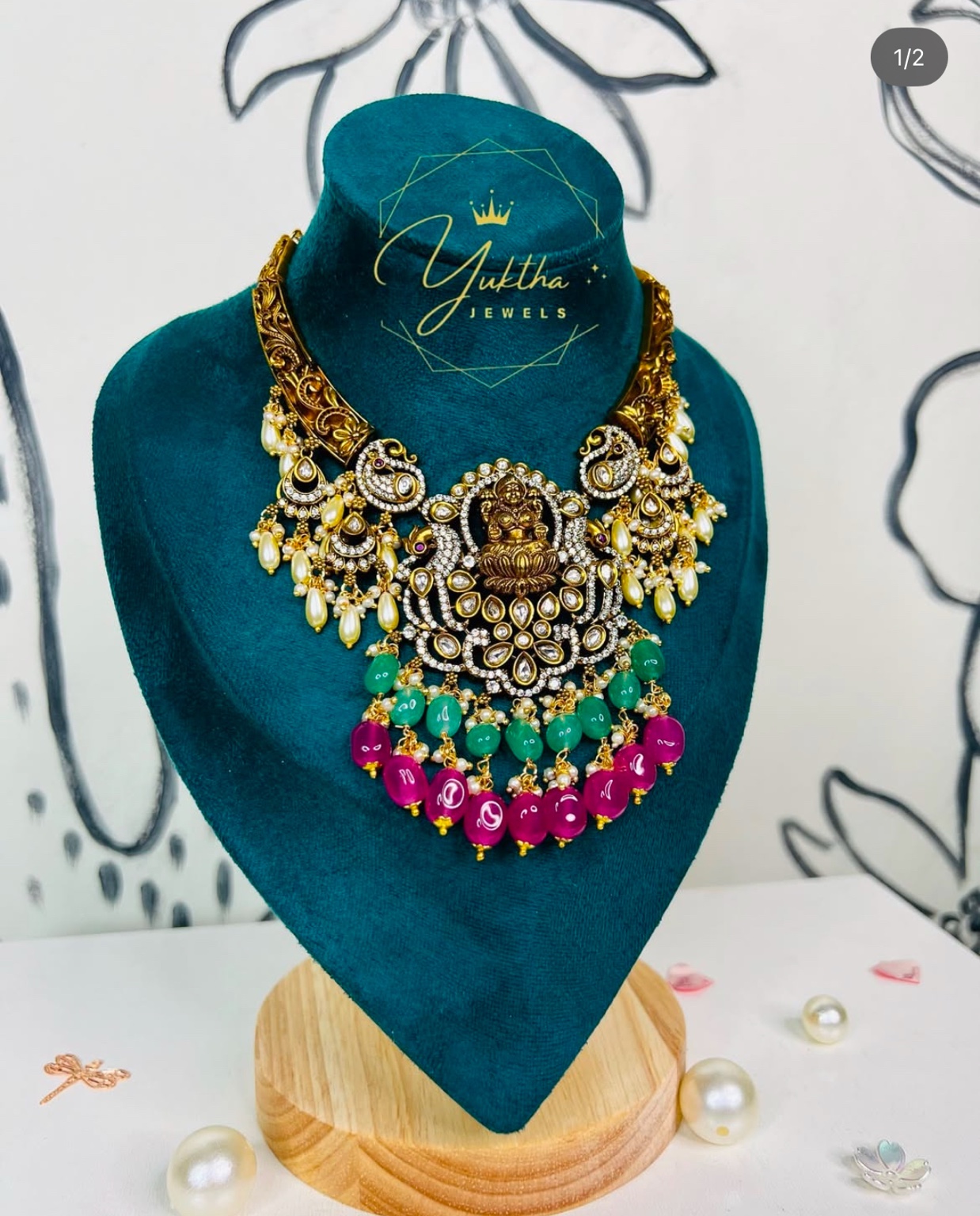 Heritage Temple Jewellery with Dual Beads