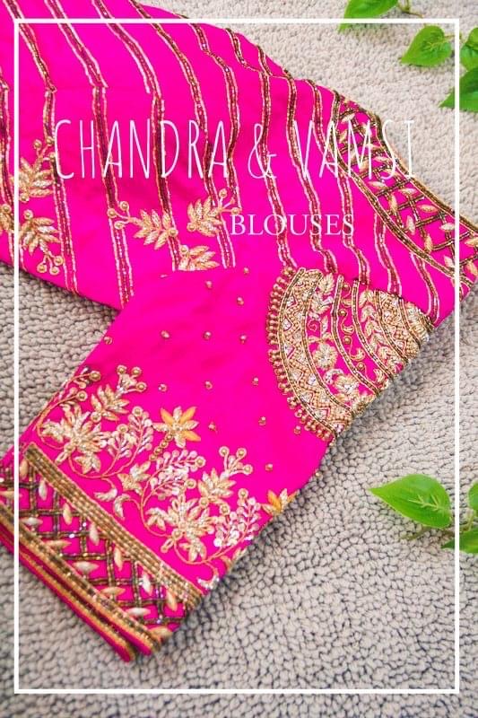 Rani Pink Zardosi Elegance Blouse