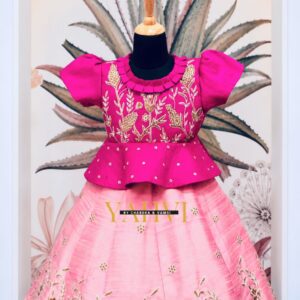 Blossom Bloom Raw Silk Lehenga Set