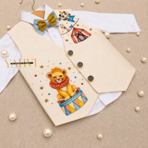 Circus Theme Birthday Vest Set