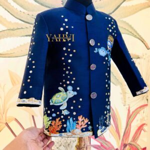 Underwater Adventure Hand-Embroidered jodhpuri