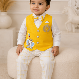 Prince Dumbo Theme Birthday 3-Piece Suit Set