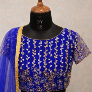 Royal Bloom- Mirror work lehanga for women