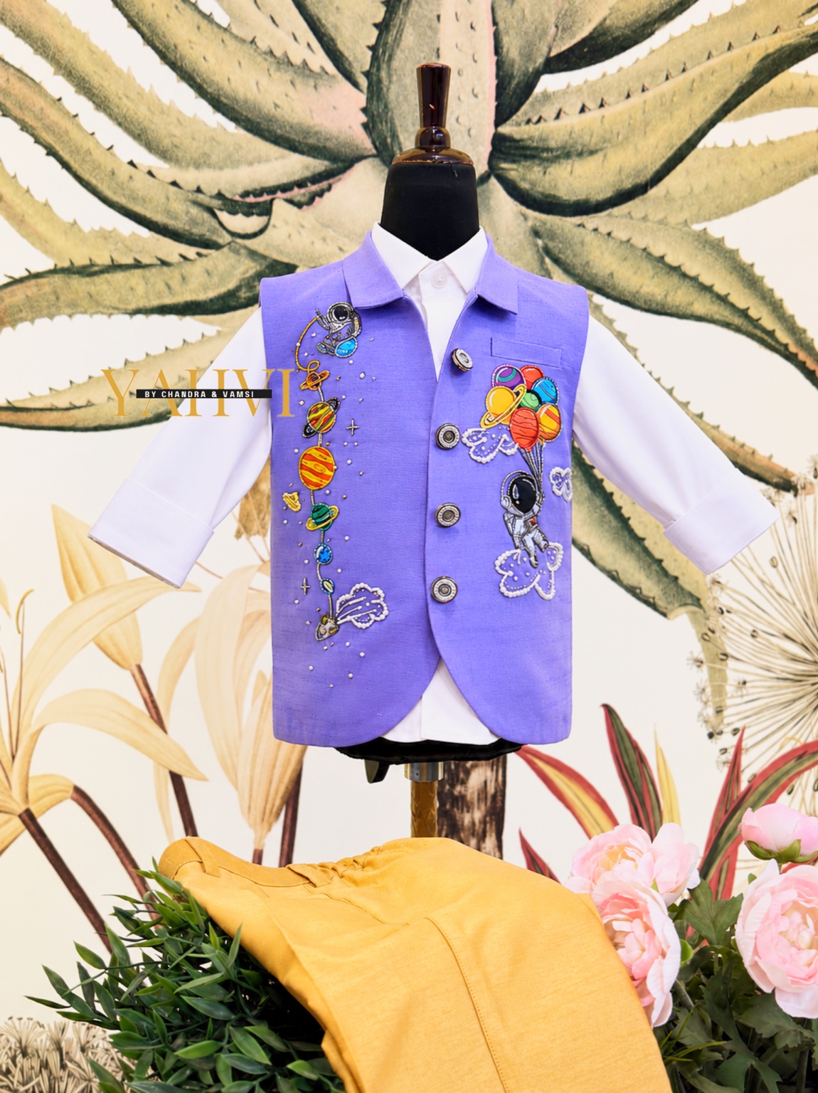 Astronaut Theme Collared Jacket Set - Image 4