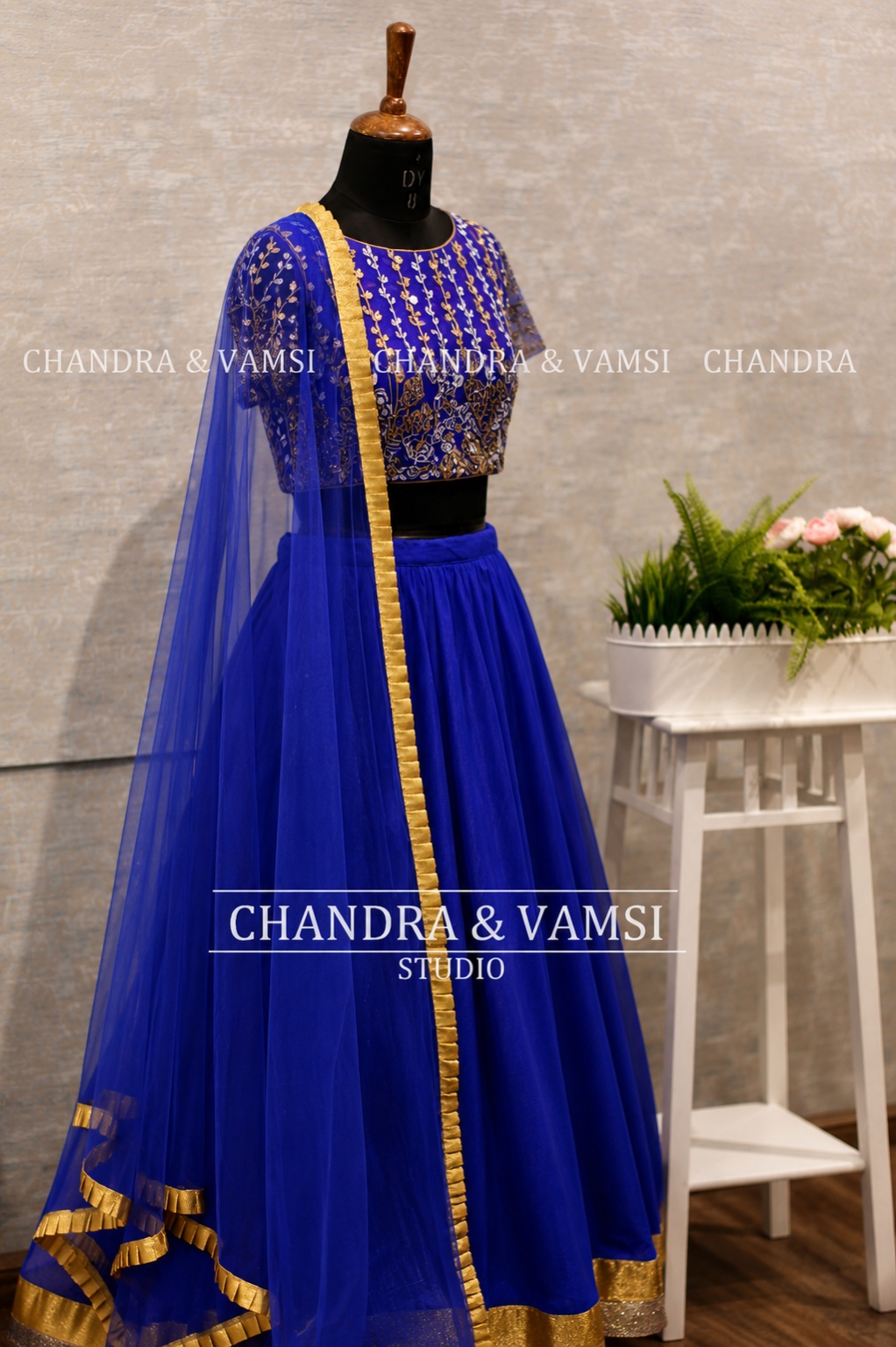 Royal Bloom- Mirror work lehanga for women - Image 3