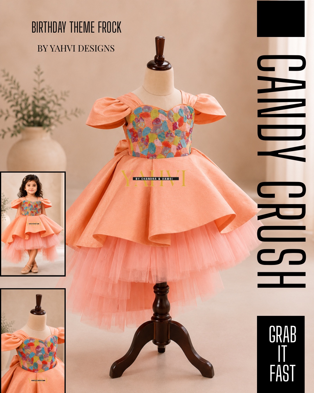 Candy Crush Fantasy Birthday Frock - Image 2