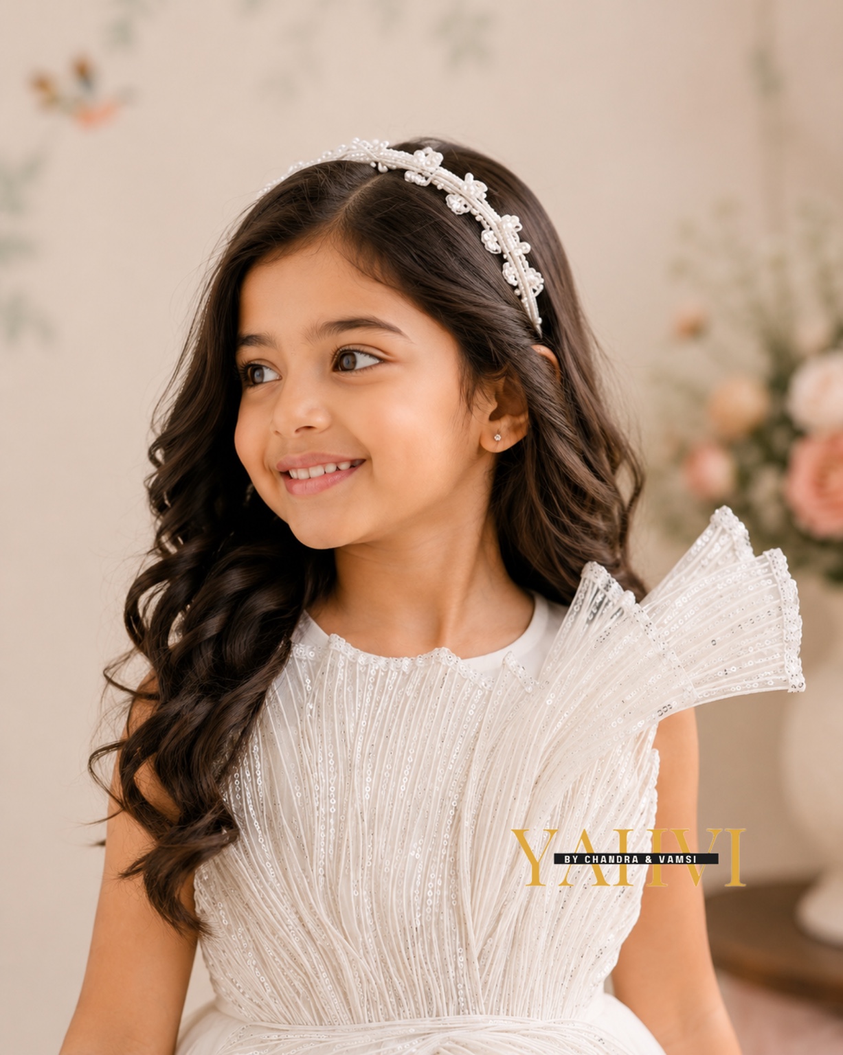 Ivory Bloom Sculpted Frock - Image 8
