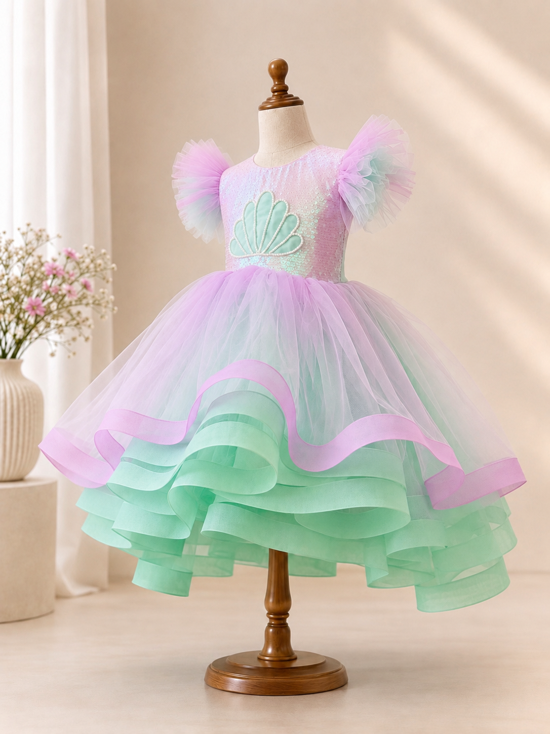 Mermaid Ruffle Dream Frock - Image 5