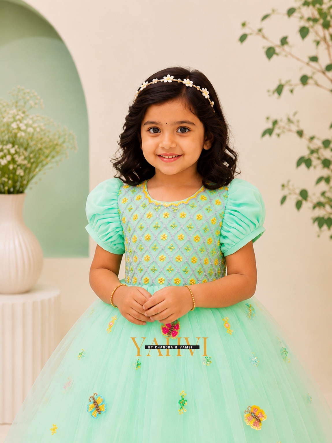 Butterfly Whispers Birthday Frock - Image 3