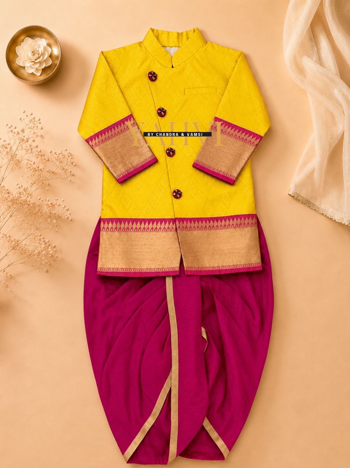 Sunshine Kota Sherwani Set
