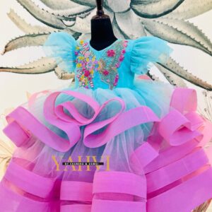 Butterfly Blossom Ruffle Frock