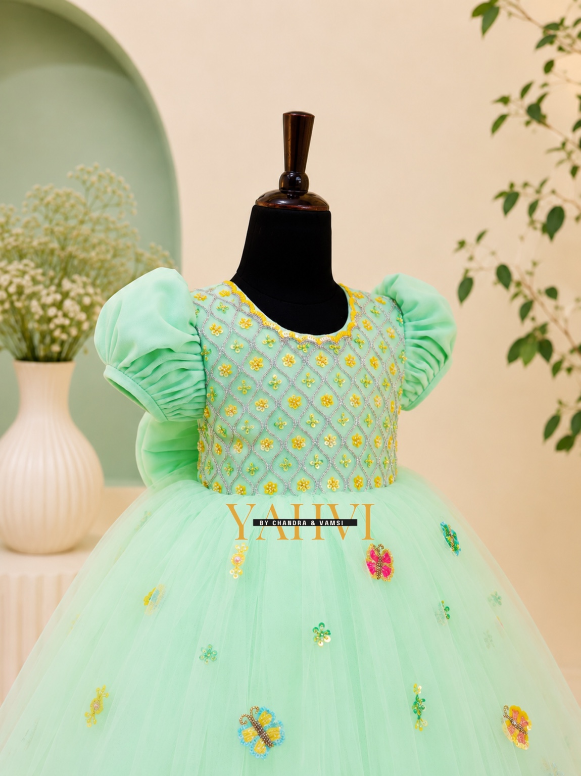 Butterfly Whispers Birthday Frock - Image 5