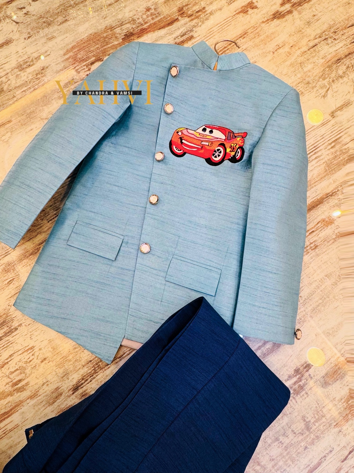 Lightning Racer Embroidered Jodhpuri Suit - Image 6