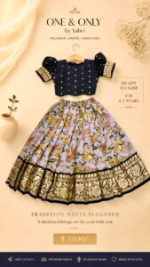 One & Only Lavender Dola Silk Lehenga Set
