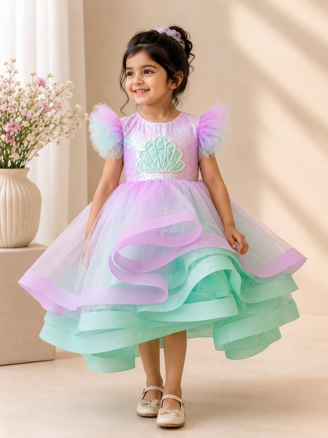 Mermaid Ruffle Dream Frock