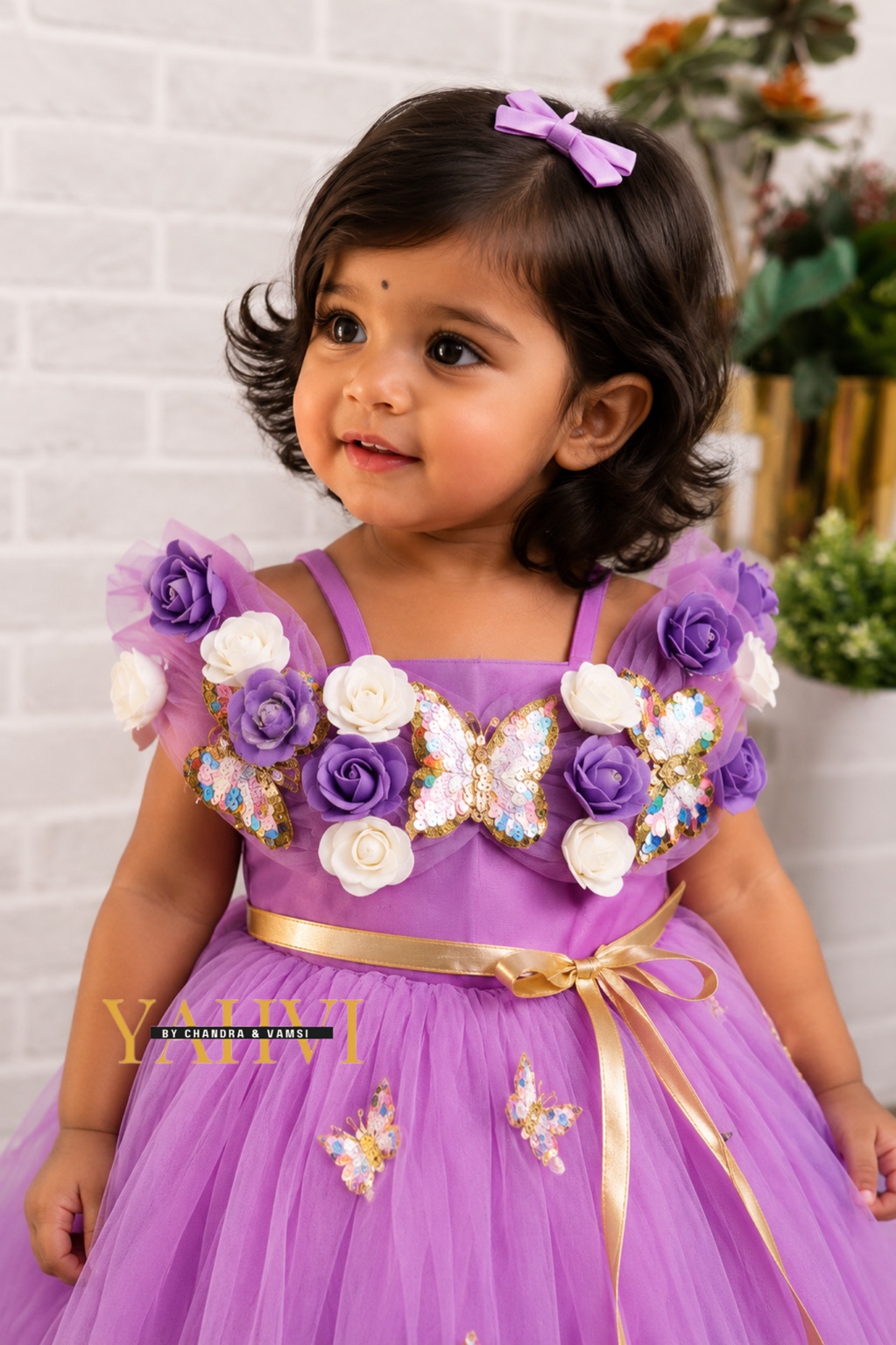 Enchanted Butterfly Bloom Birthday Frock - Image 5