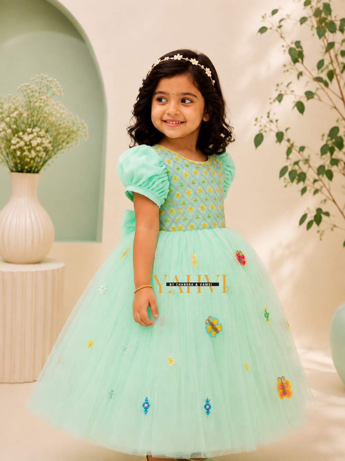 Butterfly Whispers Birthday Frock - Image 7