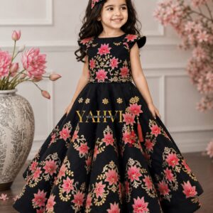 Lotus Noir Structured Lehenga Set