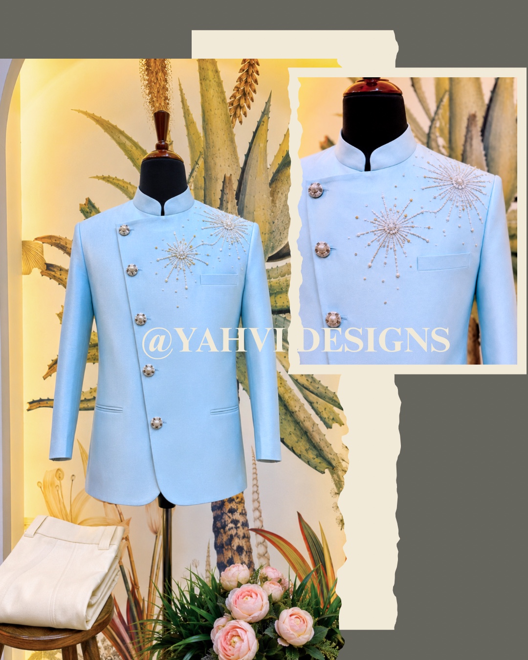 Celestial Spark Jodhpuri Suit - Image 4