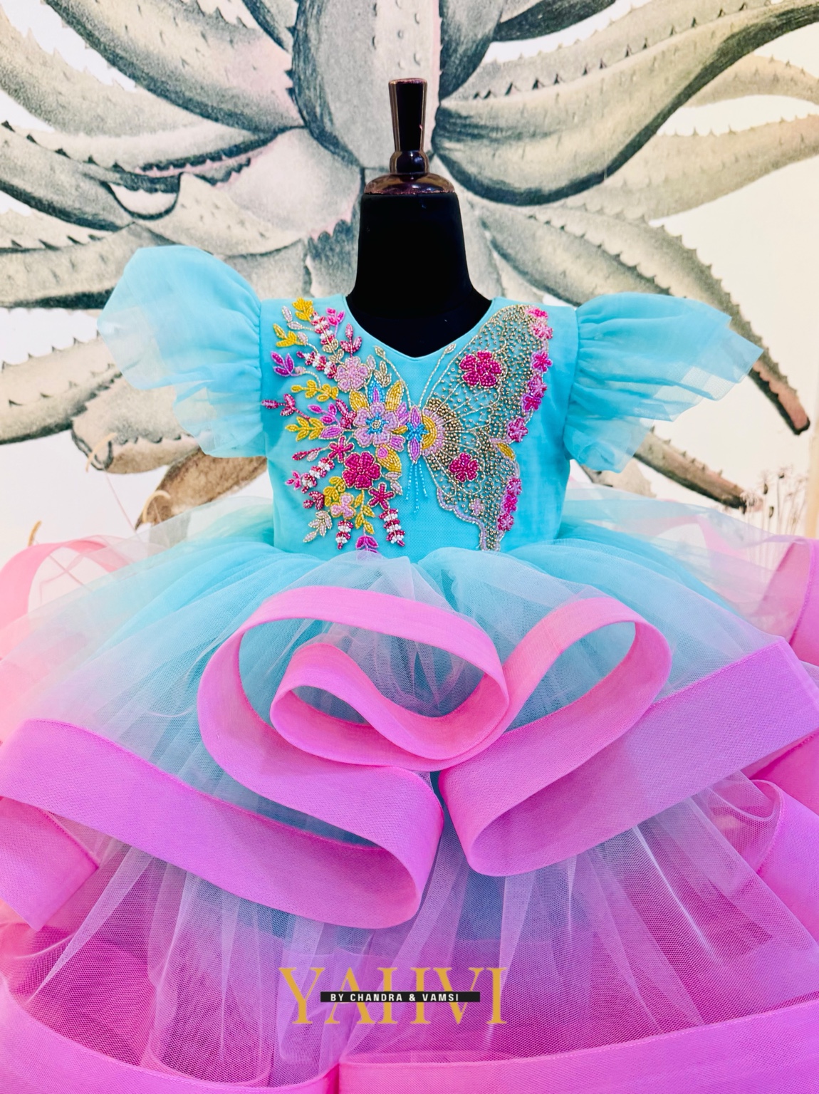 Butterfly Blossom Ruffle Frock - Image 5