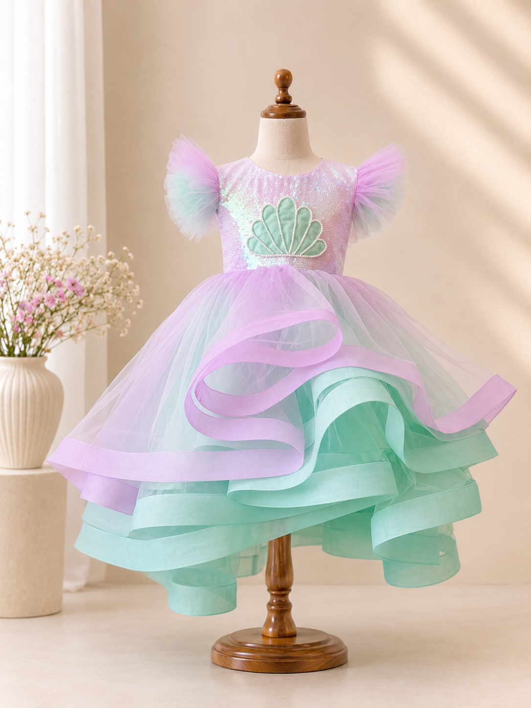 Mermaid Ruffle Dream Frock - Image 4
