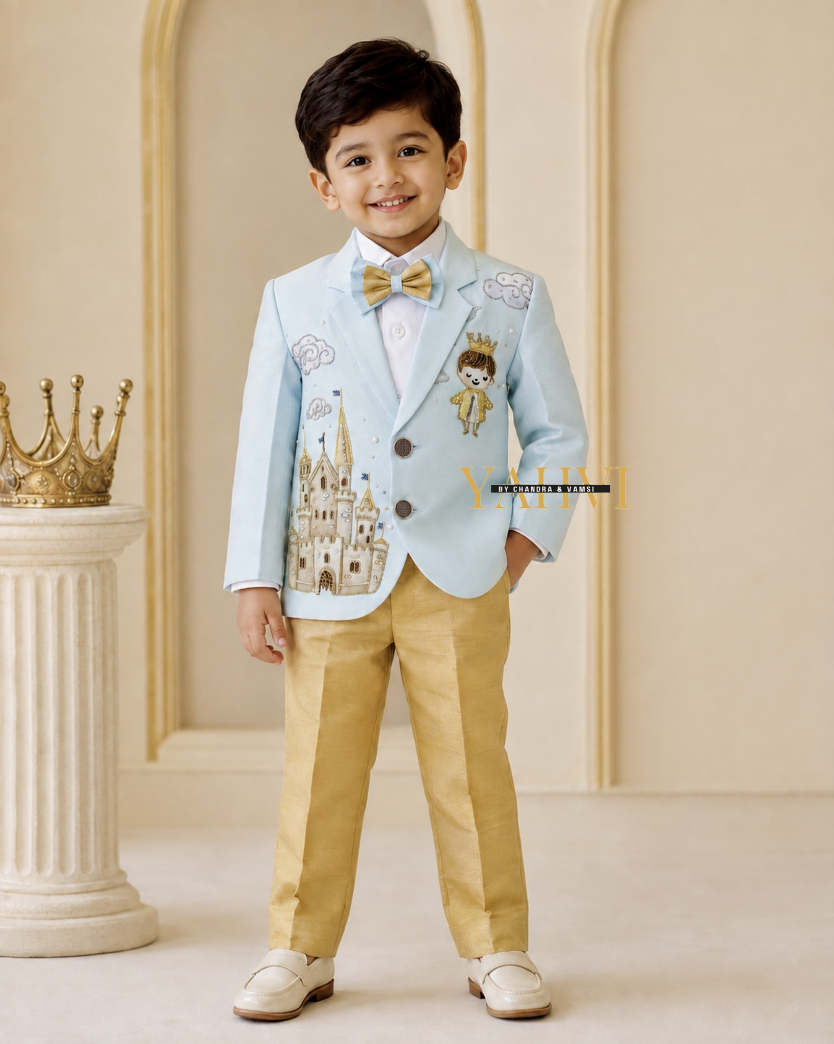 Little Prince -Pastel Blazer Set - Image 2