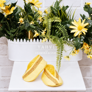 Sunshine Gold Baby Booties