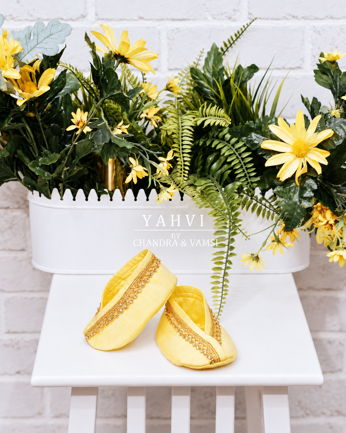 Sunshine Gold Baby Booties